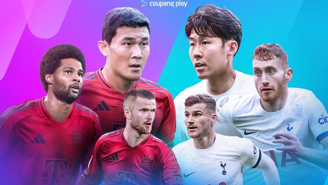 토트넘 홋스퍼 바이에른 뮌헨 쿠팡플레이 시리즈 2경기 포스터